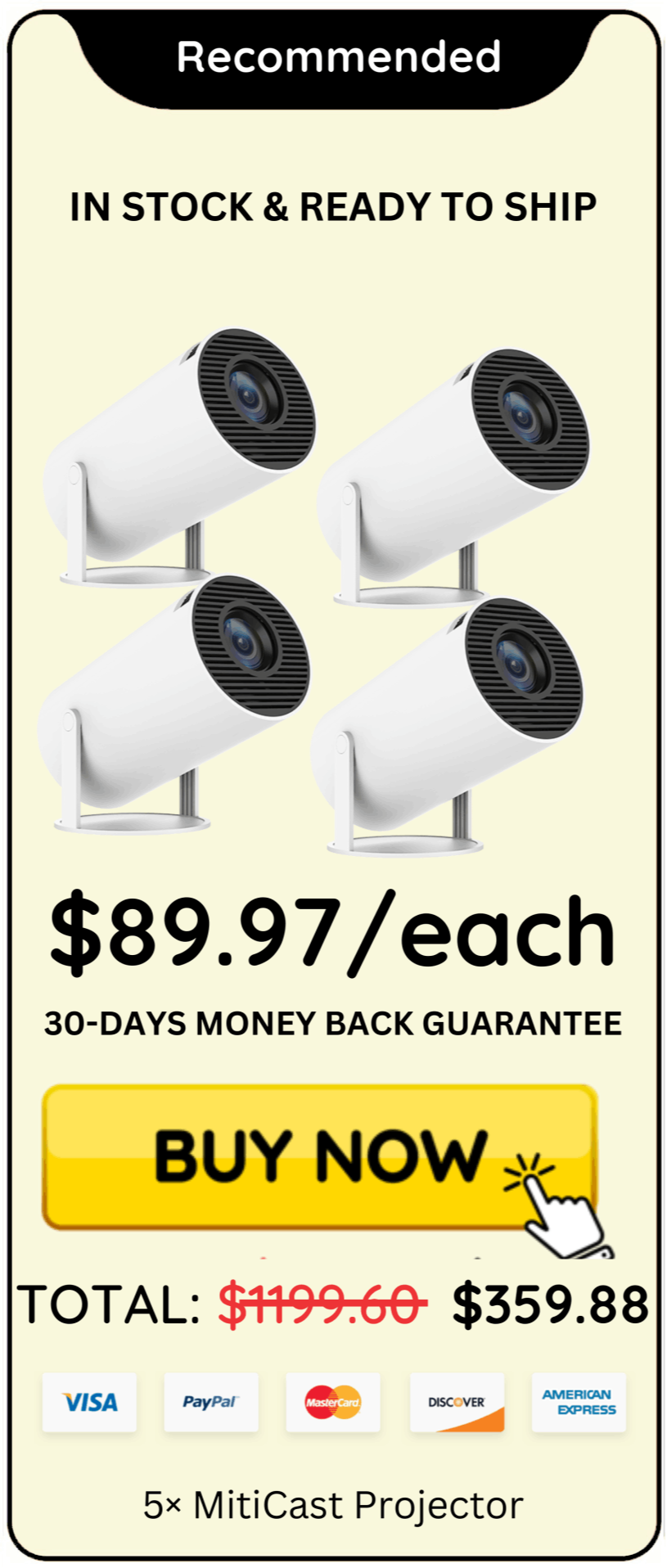 MitiCast Projector offer price 
