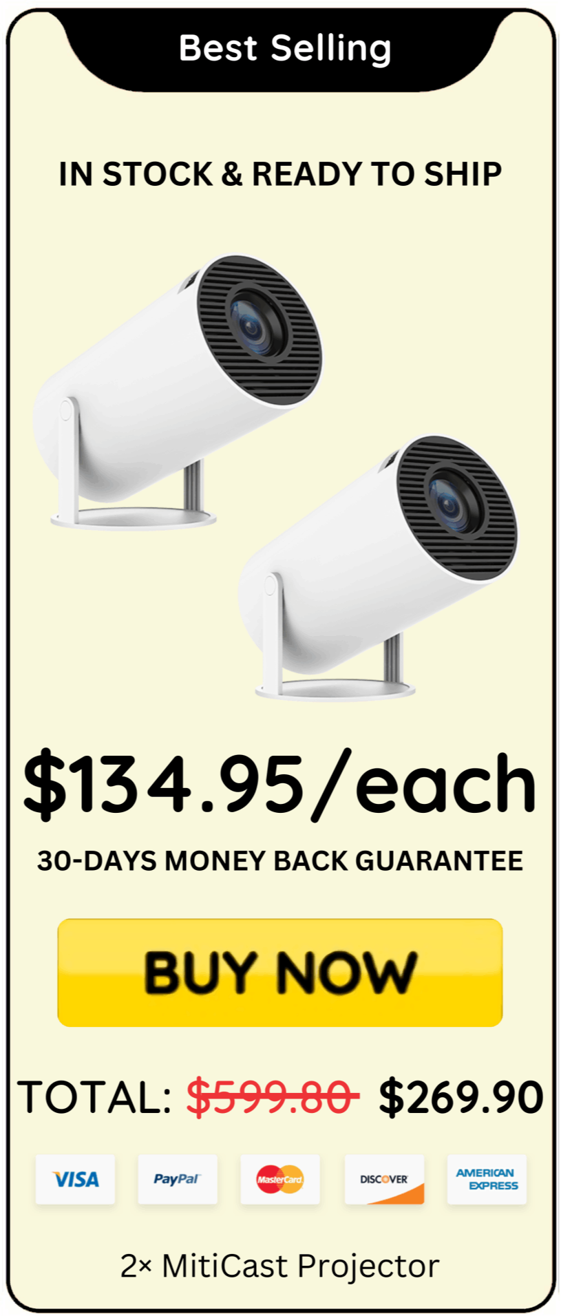 MitiCast Projector offer price 